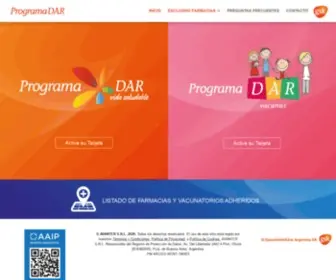 Programadar.com.ar(Programa Dar) Screenshot