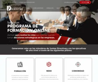 Programadirector.com(Programa Director) Screenshot