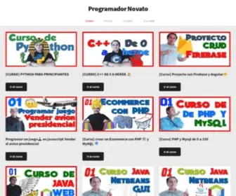 Programadornovato.com(Programador Novato) Screenshot