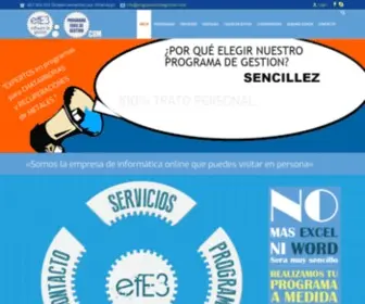 Programafacildegestion.com(Inicio) Screenshot