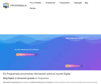 Programalia.net(Blog Digital Especialista en Software) Screenshot