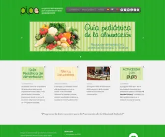 Programapipo.com(Programa de intervención para la prevención de la obesidad infantil) Screenshot