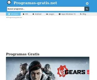 Programas-Gratis.net(Descargar programas gratis) Screenshot