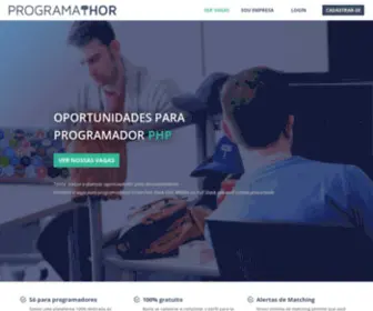 Programathor.com.br(Oportunidades para Desenvolvedores) Screenshot