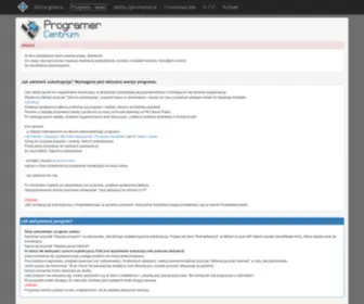 Programer.pl(Strona główna) Screenshot