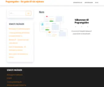 ProgramGuiden.se(Affärssystem) Screenshot