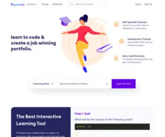 Programiz.pro(Learn to code the right way) Screenshot