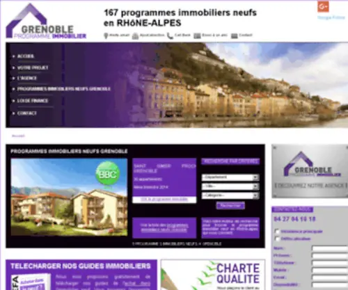 Programme-Immobilier-Grenoble.com(Programme immobilier Grenoble) Screenshot