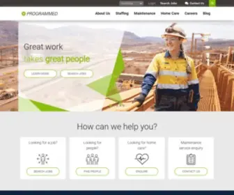 Programmed.com.au(Operations & Maintenance Services) Screenshot