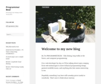 Programmerbear.com(Programmer Bear) Screenshot