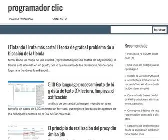 Programmerclick.com(Programador clic) Screenshot