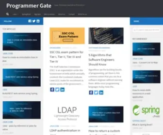 Programmergate.com(Programmer Gate) Screenshot