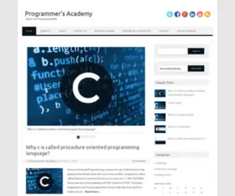 Programmersacademy.in(Xplore Your Programming Skills) Screenshot
