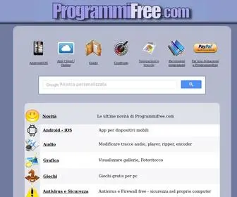 Programmifree.com(Programmi Free) Screenshot