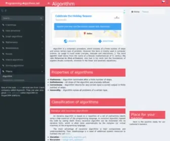 Programming-Algorithms.net(Algorithms) Screenshot