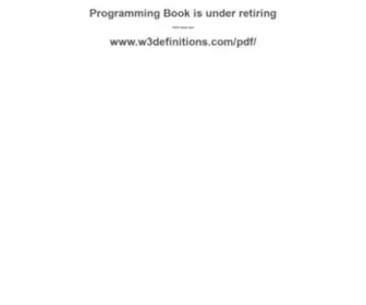 Programming-Book.com(Premium domain) Screenshot