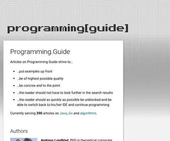 Programming.guide(Programming Guide) Screenshot