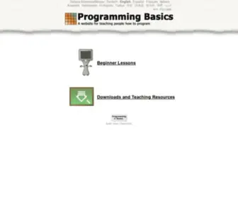 Programmingbasics.org(Programming Basics) Screenshot