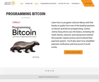 Programmingbitcoin.com(Programmingbitcoin) Screenshot