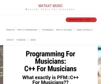 Programmingformusicians.com(Musical Tools for Everyone) Screenshot