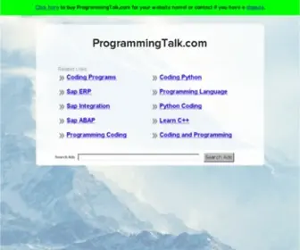 Programmingtalk.com(Programmingtalk) Screenshot