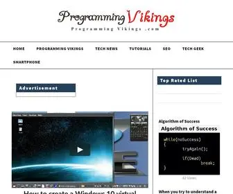 ProgrammingVikings.com(Programming vikings) Screenshot