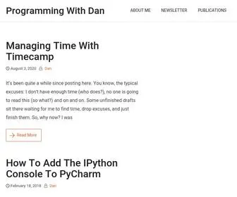 Programmingwithdan.com(Programming with Dan) Screenshot
