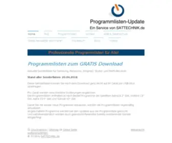 Programmlisten-Update.de(Programmlisten f) Screenshot