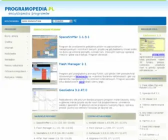 Programopedia.pl(Encyklopedia oprogramowania) Screenshot