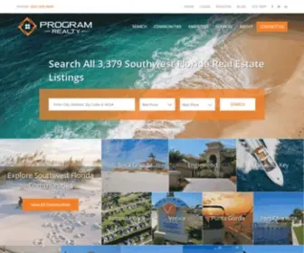 Programrealty.com(Venice & Englewood Florida Real Estate for Sale) Screenshot
