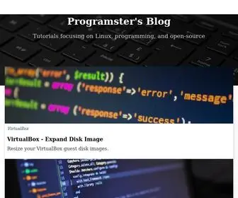 Programster.org(Programster's Blog) Screenshot