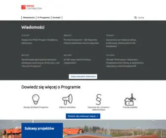 ProgramszwajCarski.gov.pl(Program Szwajcarski) Screenshot