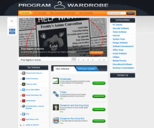 Programwardrobe.com(Free Games) Screenshot