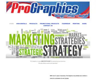 Prographicspromo.com(Pro Graphics) Screenshot