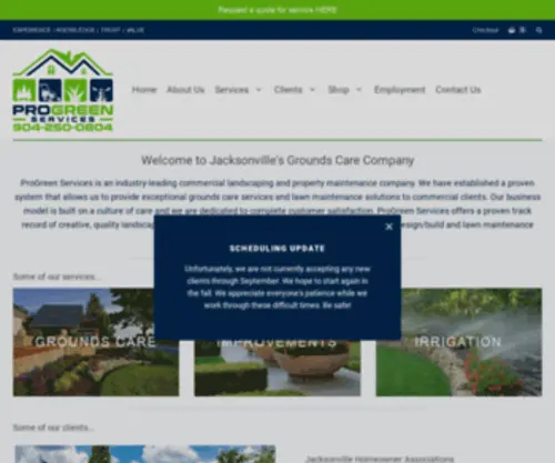 Progreen-Services.com(ProGreen Services) Screenshot