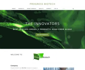 Progressbiotech.com(PROGRESS BIOTECH) Screenshot