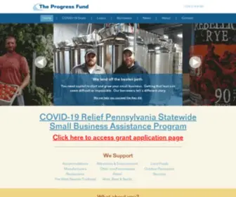 Progressfund.org(The Progress Fund) Screenshot