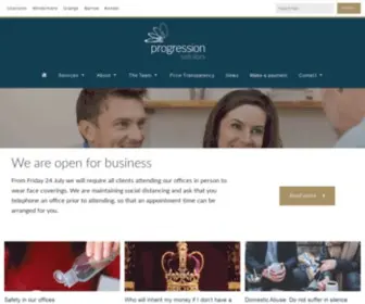 Progressionsolicitors.com(Cumbria Solicitors) Screenshot