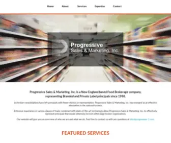 Progressive-1.com(Progressive Sales & Marketing) Screenshot