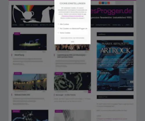 Progressive-Newsletter.de(The Dark Side of the Rock'n Rolling Walker) Screenshot