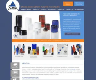 Progressive-Plastics.com(Alpha Packaging) Screenshot