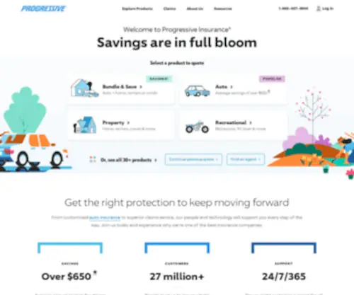 Progressive.com(Car Insurance Quotes) Screenshot
