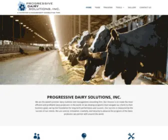 Progressivedairysolutions.com(Progressive Dairy Solutions) Screenshot