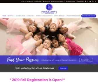 Progressivedancestudio.com(Dance Education in Englewood NJ) Screenshot