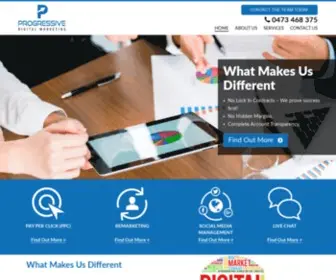 Progressivedigitalmarketing.com.au(Progressive Digital Marketing) Screenshot