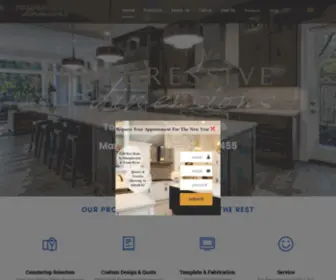 Progressivedimensions.com(Progressive Dimensions Countertops & Cabinets) Screenshot