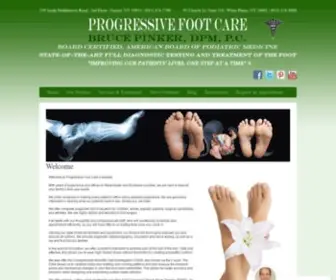 Progressivefootcareny.com(We Care For Your Feet) Screenshot