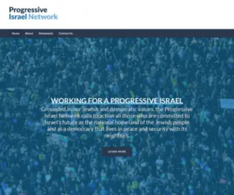 Progressiveisraelnetwork.org(Progressive Israel Network) Screenshot