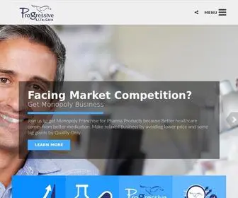 Progressivelifecare.com(PCD Pharma Franchise) Screenshot