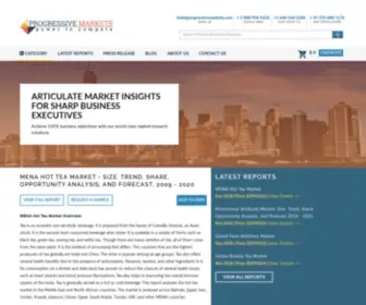 Progressivemarkets.com(Market Research Reports) Screenshot